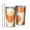 Orange Modern Art, variant on Orange Modern Art Geometric 10oz Tumblers Stainless Steel Tumbler with Lid and Straw,Vacuum Insulated Double Wall Travel Tumbler Cups with Cleaning Brush for Coffee, Tea