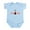 Sky Blue, variant on CafePress - I CRAWL THE LINE Infant Bodysuit - Baby Light Bodysuit, Size Newborn - 24 Months