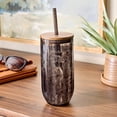 thumbnail image 2 of Better Homes & Gardens 21 oz Fluted Tritan Sipper, Brown, 2 of 4