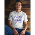 thumbnail image 2 of Free Hugs For Dogs Pet Love Graphic Men White T-Shirt, Male Medium, 2 of 4