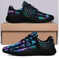 thumbnail image 3 of Autism Rights Movement Shoes Sneakers for Women Men Black Size 9, 3 of 7
