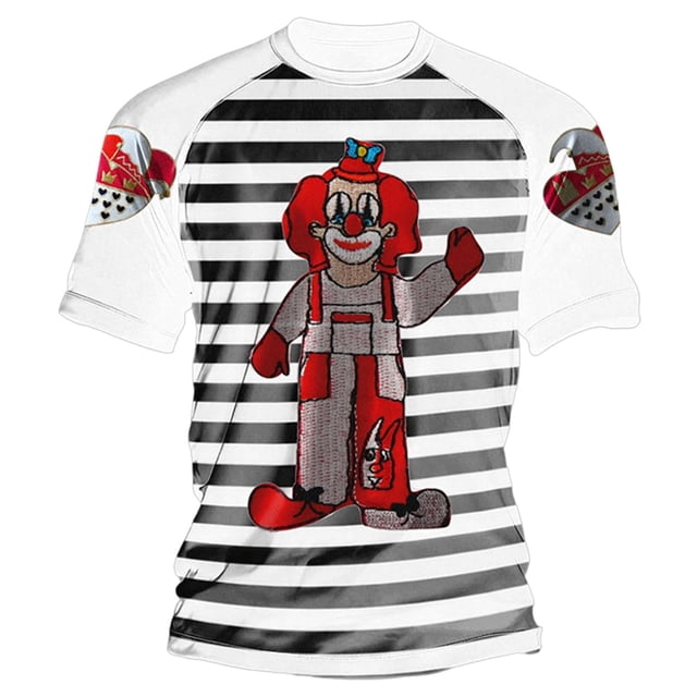 Blusas y camisas de manga corta con cuello redondo para hombre. Blusa holgada plisada de manga corta con degradado y cuello redondo para hombre.