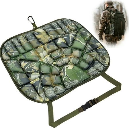 Remiawy Hunting Seat Cushion Portable Foam Hunting Cushion with Straps Lightweight Tree Stand Seat Cushion for Camping Hunting Fishing Camping Outdoor