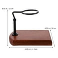 thumbnail image 3 of 1pc Coffee Dripper Stand Household Wooden Base Pour-over Coffee Dripper Stand, 3 of 4