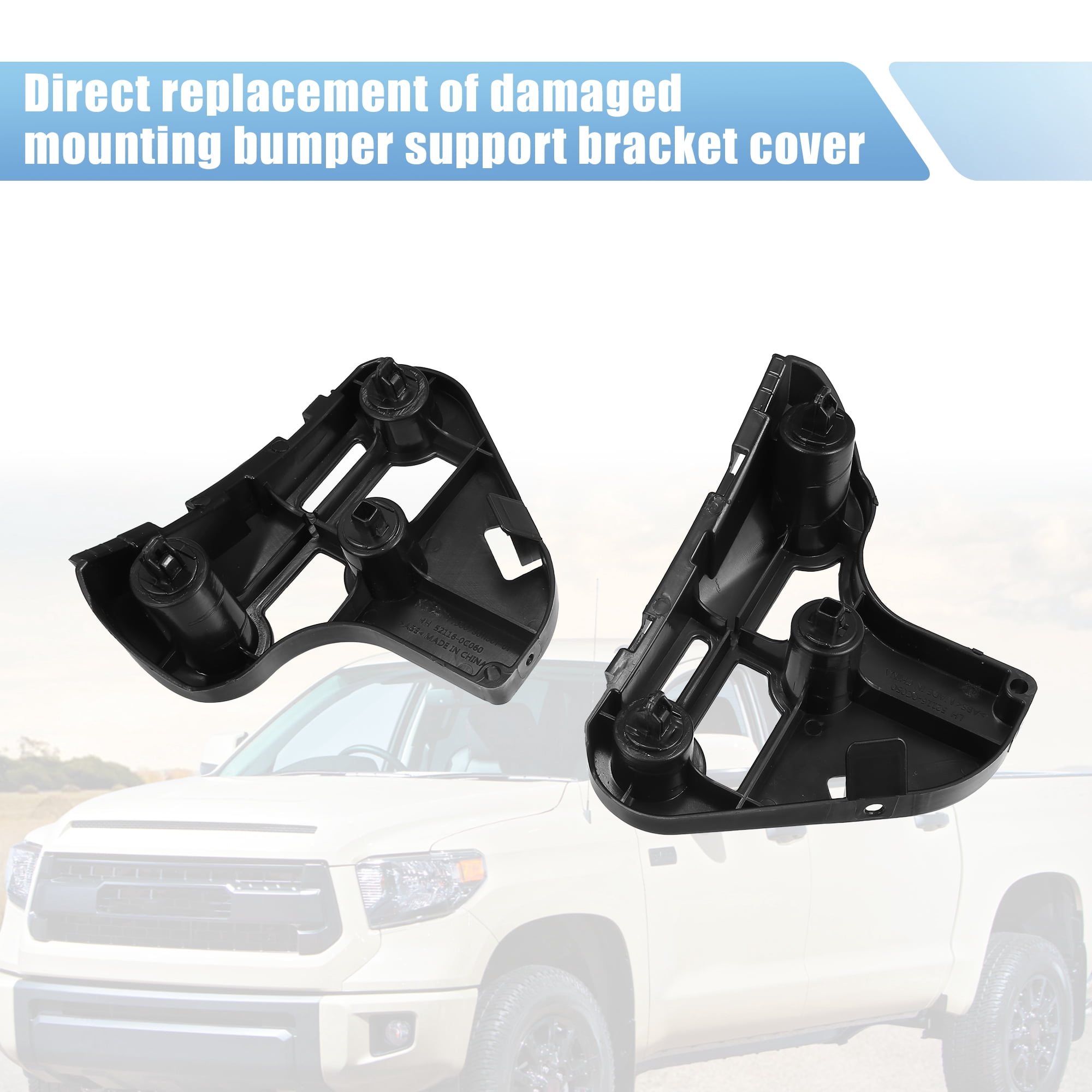 Unique Bargains Front Bumper Mounting Support Bracket for Toyota Tundra 2007-2014