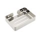 thumbnail image 1 of Soporte para jabonera montado en la pared de acero inoxidable 304 Uxcell color plata brillante, 1 of 5