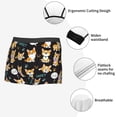 thumbnail image 3 of Fotbe Cute Dogs Corgi Calzoncillos Tipo Boxer con Bolsa de Soporte Total para Hombre, X-Temp Fresco, Transpirable y de Secado Rápido-Small, 3 of 5