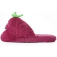 thumbnail image 4 of Cute Plush Fruit Pitaya Mangosteen Pineapple Slippers Kawaii avocado slippers for women (US 8-10, Mangosteen), 4 of 5