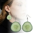 thumbnail image 1 of Earrings Stylish Fruit Earrings - Colorful Accessories For Summer & Everyday Fashion, 1 of 5