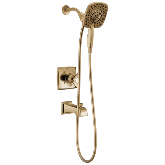 Delta Faucet T17464-CZ-I Monitor 17 Series Shower Trim with In2ition Two-in-One Shower