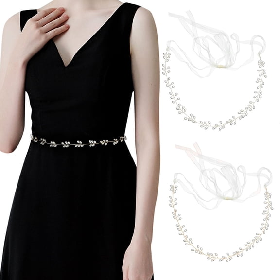 TELOLY Gold Fashion Belts for Women Crystal Rhinestone Belt Alloy for Jeans Dresses Pants Ladies Leather Waist Belt with Gold Buckle One Size Rhinestone Belt
