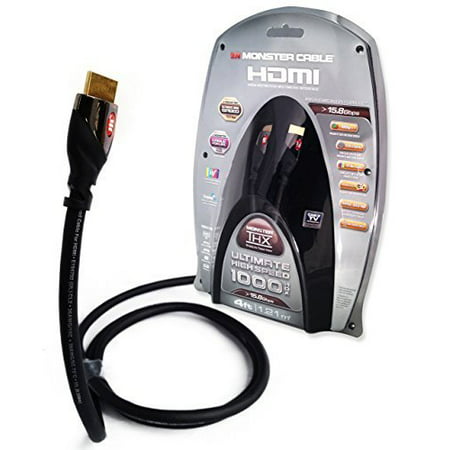 Monster Cable Ultimate High Speed HDMI THX 1000 Cable, 4 feet - (Non-Retail