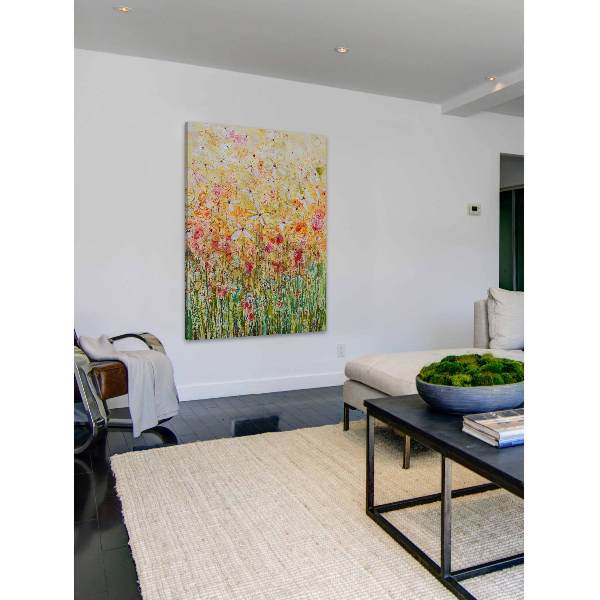 "Daisy Chain 22" Painting Print on Wrapped Canvas