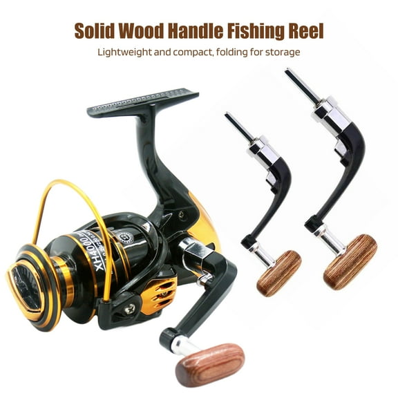 sunsanly Fishing Reel Rocker Arm Folding Heavy Duty Fishing Spinning Reel Power Handle Grip Replacement Fishing Accessories