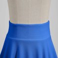 thumbnail image 5 of Women's Basic Versatile Stretchy High Waist Flared Plain Casual Mini Skater Skirt Short Pleated Skirts for Women, 5 of 7