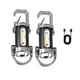 thumbnail image 3 of 2 linternas de llavero de bolsillo, brillantes, portátiles, recargables por USB, para senderismo, pesca, casa, paseos, perros, camping., 3 of 8