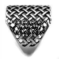 thumbnail image 4 of Luxe Jewelry Designs Men's Stainless Steel Celtic Ring with Jet Black Epoxy - Size 13 (Pack of 2), 4 of 4