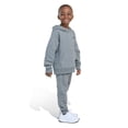 thumbnail image 4 of Boys 4-7 Adidas Minimal Logo Fleece Pullover Set Color: Gray Size: 5, 4 of 4