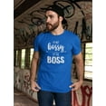 thumbnail image 2 of I'm Not Bossy, I'm The Boss T-Shirt Men -Smartprints Designs, Male 4X-Large, 2 of 4
