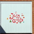 thumbnail image 4 of Christmas Garage Door Decorations Merry Christmas Garage Stickers Reusable Garage Decals Set for Refrigerator Window Decor Non-Magnetic PVC Stickers Christmas Supplies, 4 of 6