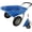 Blue-15“, variant on Kids Metal Wheelbarrow with Single Wheel,Children Garden Cart with Steel Tray and Non-Slip Handles, Sturdy Outdoor Yard Toy for Toddlers, Ideal for Sand, Leaves, and Soil (Red-Two-Wheel)