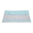 thumbnail image 4 of 15.4 Inch Laptop Sleeve Flip Type Protective Double Layer Felt Microfiber Computer Bag, Waterproof, Shock Absorption,  Closure, Slim Design, Large Capacity, 4 of 8