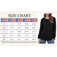 thumbnail image 5 of TEMOFON Fall Tops for Women Casual Long Sleeve Pleated Blouses Dressy Crew Neck Tunic T Shirts Winter Clothes, 5 of 9