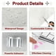 thumbnail image 3 of Uxcell 15Pcs Azulejos de Mármol Autoadhesivos, Paneles de Pared Impermeables para Salpicadero, Azulejos de Ducha Autoadhesivos de 12"x12" para Baño, Diseño Gris Plateado, 3 of 7