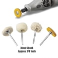 thumbnail image 3 of 80Pcs 1 Inch Cashmere Cotton Cloth Polishing Buffing Wheel Kit for Rotary Tools, 3mm 1/8Inch Shank Small Polishing Wheel, 3 of 5