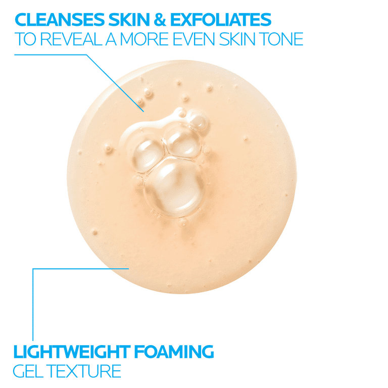 La Roche-Posay Mela B3 Gel Cleanser, Exfoliates, Reduces Dark