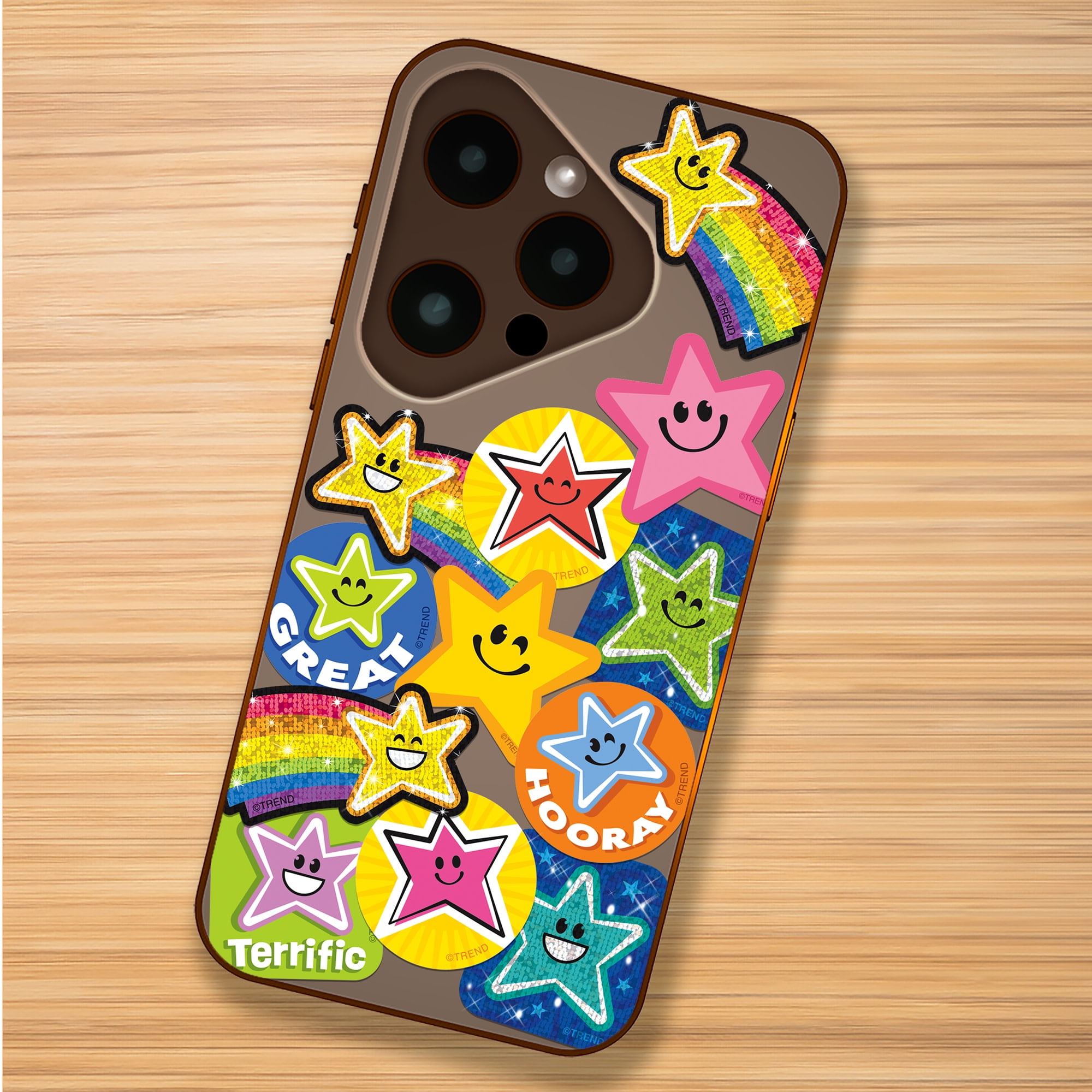 TREND: Scratch 'N Sniff: All Stars - 240ct Scented Stinky Stickers Variety Pack, 20 Sheets Of Colorful Star Encouragement & Celebration Stickers