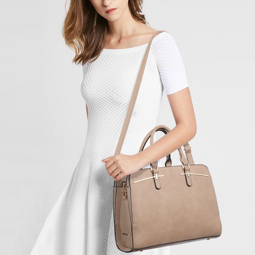 Dasein Women Satchel Handbags Shoulder Purses Totes Top Handle Bags With Matching Wallet