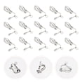 thumbnail image 4 of Weiweiguan 50Pcs Clip-on Earring Base Safe Non-Pierced Ear Clips Women Earring DIY Material, 4 of 7