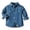 style-02 Blue, variant on Gubotare Jacket For Boys Little Girl Boy White Denim Jacket Unisex Baby Button Down Jeans Coats Cowboy Outerwear Size 12 18 Months (Blue,12-18 Months)