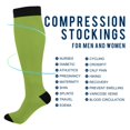 thumbnail image 4 of joogoo Green Socks Women Men Knee High Sock, 4 of 8