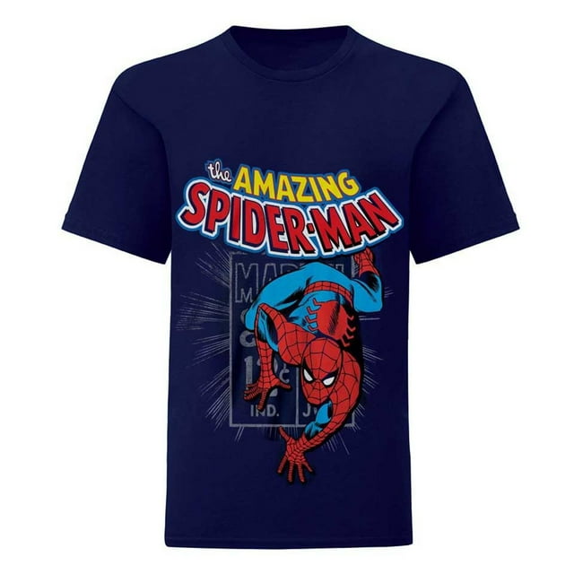 Marvel T-Shirt Incroyable Spider-Man pour Garçons/filles