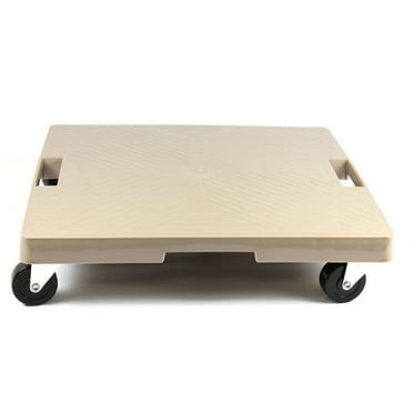 DeVault Enterprises 16" Square Plant Dolly Gray Mist w/Handle