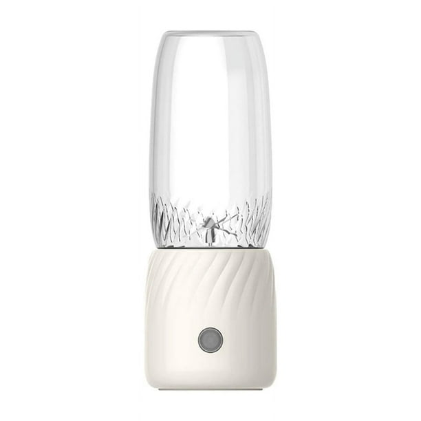 2 licuadoras portátiles recargables, mini exprimidor de mano, mini exprimidor eléctrico personal para frutas y verduras, D