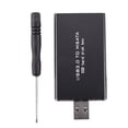 thumbnail image 2 of MSATA to USB USB 3.0 to MSATA SSD Enclosure USB3.0 to MSATA Case Hard Disk Adapter M2 SSD External HDD Box HDD Case, 2 of 8