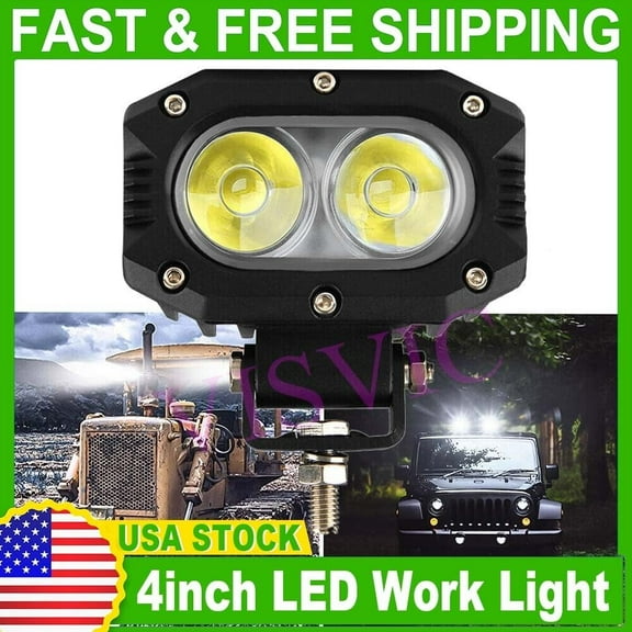 4'' 720W White LED Work Light Bar Spot Offroad Fog Lamp SUV Car Truck 4WD ATV ad