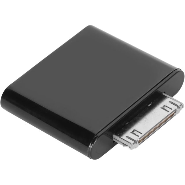 ZOUSSIQI Adaptateur Récepteur Bluetooth 30 Broches, Émetteur Bluetooth Prêt à l'Emploi et Automatique Compatible avec iOS Pod et Autres Haut-Parleurs Station d'Accueil 30 Broches (Noir) CA919-32987