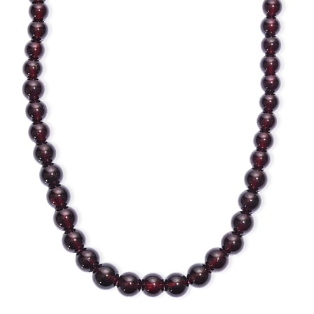 D'Joy AAA Garnet 155 ctw Celebrity Beaded Necklace in 18K Vermeil Yellow Gold Over Sterling Silver 20 Inches Christmas Gifts