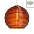 thumbnail image 2 of Besa Lighting - Kristall 8 - 1 Light Cord Pendant with Flat Canopy with Dome, 2 of 3
