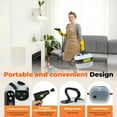 thumbnail image 6 of EZBY Steam Cleaner,2500W High Pressure Handheld Steamer,Handle Dual Remote Control for Car Detailing, Kitchen, Bathroom, Grout and Tile, 6 of 12