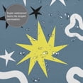 thumbnail image 5 of YFYANG Waterproof Bathroom Shower Curtain, Gray-Blue Geometric Star Pattern Shower Curtain Set with Hooks, Home Bathroom Tub Decor - 72 "x72", Iron Hooks, 5 of 6