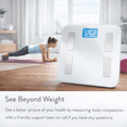 thumbnail image 3 of Greater Goods Digital Body Fat Scale, Bathroom Scale with Body Composition, BMI, Muscle Mass, Water Weight, 400 lb Capacity, Silver, 3 of 5