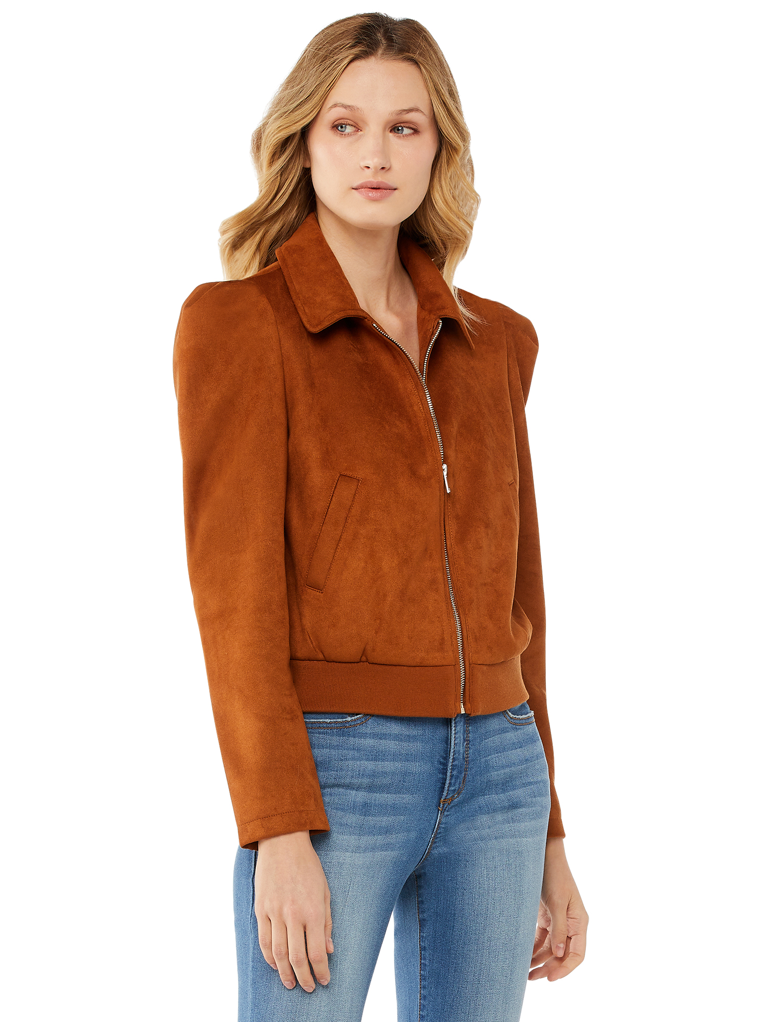 Scoop Long Sleeve Modern Fit Single-Breasted Jacket (Women's) 1 Pack - image 2 of 6