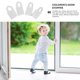 thumbnail image 3 of 4 Uds Tope de puerta para niños protectores a prueba de niños protectores de pellizco de puerta Tope de puerta para niños protectores a prueba de niños protector de pellizco de puerta, 3 of 5