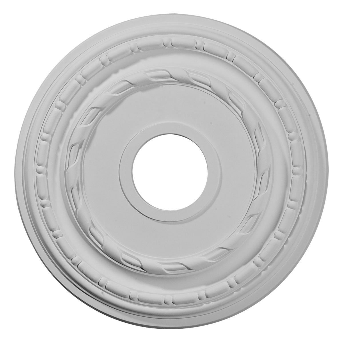Photo 1 of 15 3/8OD x 3 5/8ID x 1P Dublin Ceiling Medallion (Fits Canopies up to 8 1/4)