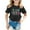 Black, variant on FAOWME T-Shirts For Teen Kids Girls Child Short Sleeve City Name Prints Tshirts Girls Tops White 1-2 Years